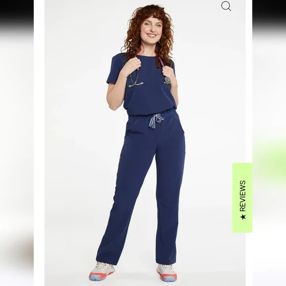 NWT Dolan Madeleine High Waisted 8-Pocket CORE Scrub Pant In Navy Various Sizes - Picture 1 of 13